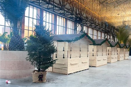 Chiosco in legno per mercatini